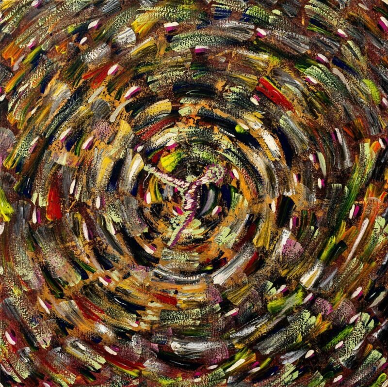 Aukstu vibraciju energinio paveikslo Apsuptyje reprodukcija, kviečianti Sielą peržengti ribas ir atrasti vidinę laimę.